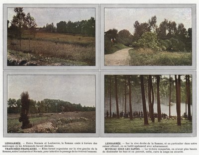 Lenharree, Lenharree, Tranchees Francaises, Bivouac Sous les Sapins af Jules Gervais Courtellemont