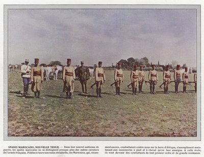 Marokkanske spahier i ny uniform af Jules Gervais Courtellemont