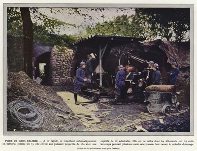 Stor kaliber stykke af Jules Gervais Courtellemont