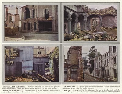 Place Sainte-Catherine, La Princerie, Låsesmederetten, Rue de Verdun af Jules Gervais Courtellemont