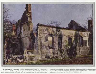 Ruinerne af Savinerie af Jules Gervais Courtellemont