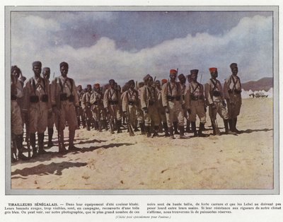 Senegalesiske Tirailleurs af Jules Gervais Courtellemont