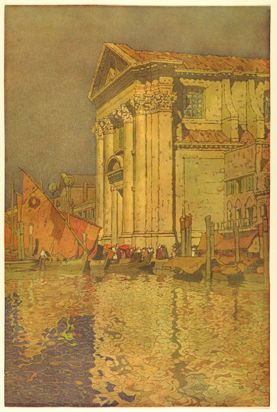 San Salvatore-kirken, Venedig af Jules Guerin