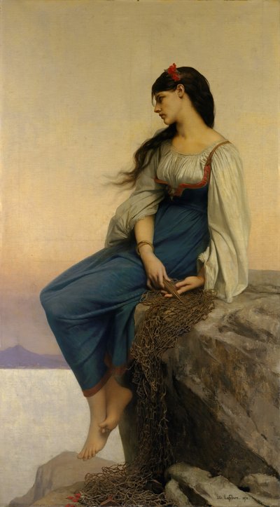 Graziella, 1878. af Jules Joseph Lefebvre