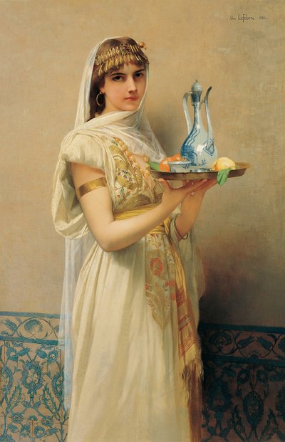 Tjener, 1880 af Jules Joseph Lefebvre
