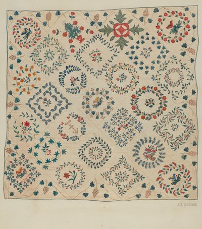 Coverlet lampet, ca. 1936. af Jules Lefevere
