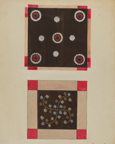 Knap tæppe, ca. 1936. af Jules Lefevere
