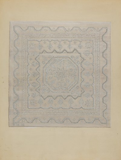 Candlewick Coverlet Woven, 19351942. af Jules Lefevere