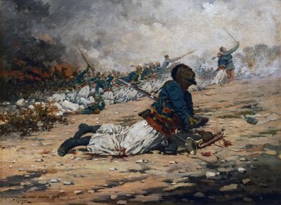 Bugle of Turkish wounds, 6 August 1870, c.1888dani af Jules Monge