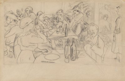 Caf? Scene af Jules Pascin
