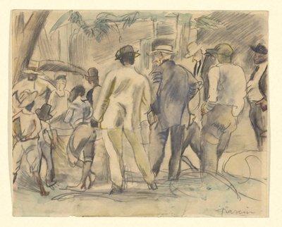 Crowd, Charleston af Jules Pascin