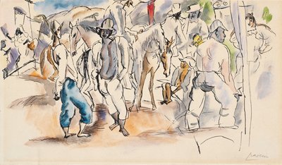 Figurer og Heste af Jules Pascin