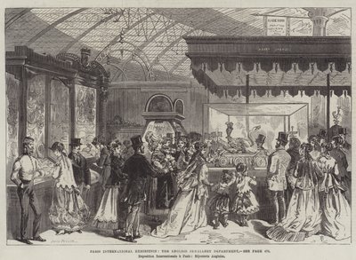 Paris International Exhibition, den engelske smykkeafdeling af Jules Pelcoq