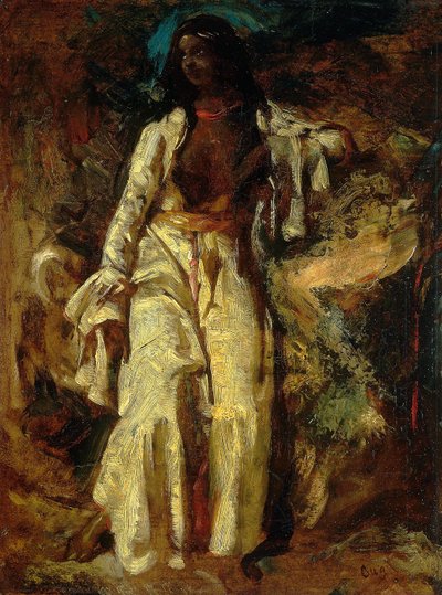 Nubisk kvinde af Jules Robert Auguste