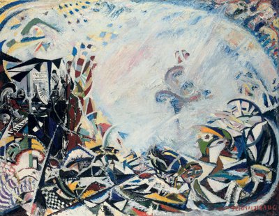 Dansens dynamik; Dansens dynamik, 1913 af Jules Schmalzigaug