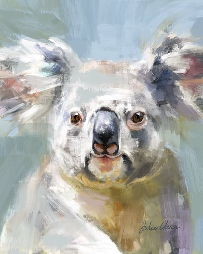 Koalaens blide blik af Julia Cheney