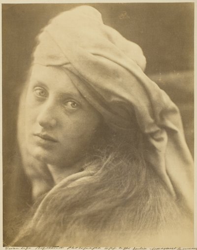 En undersøgelse af Beatrice Cenci af Julia Margaret Cameron