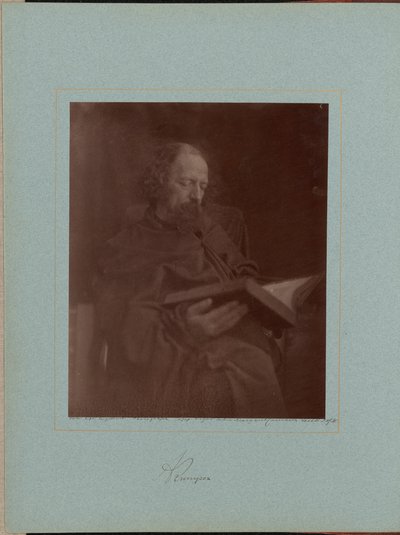 A. Tennyson af Julia Margaret Cameron