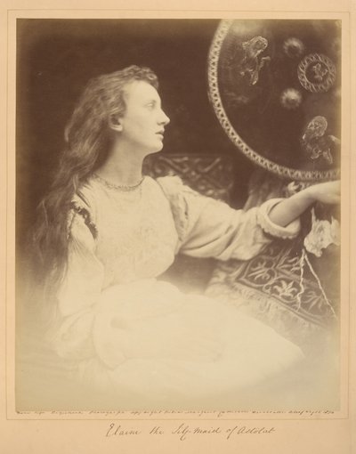Elaine, Liljen – Jomfruen fra Astolat af Julia Margaret Cameron