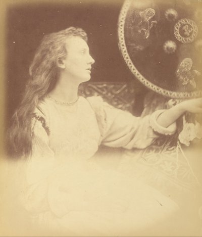 Elaine "Liljen - tjenestepige fra Astolat" af Julia Margaret Cameron