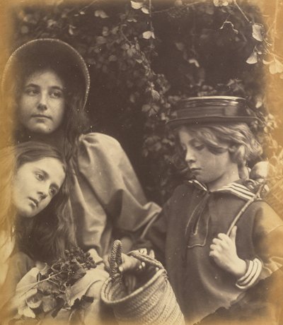 Elizabeth Keown, Kate Keown og Freddy Gould af Julia Margaret Cameron
