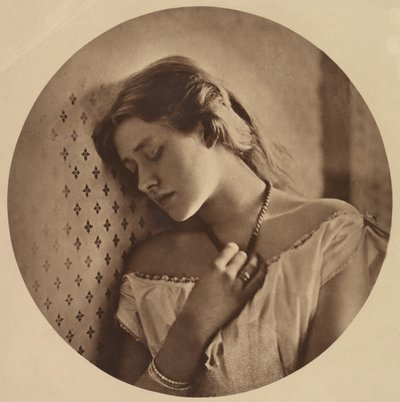 Ellen Terry, i en alder af seksten, 1864, trykte ca. 1913. af Julia Margaret Cameron
