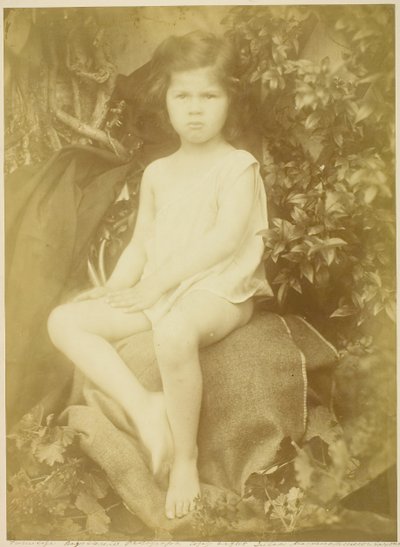 George Duckworth Study for the Infant Saint John, 1872. af Julia Margaret Cameron