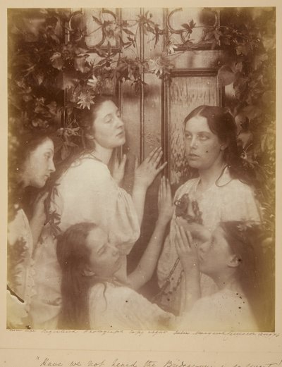 Har vi ikke hørt, at brudgommen er så sød, august 1874. af Julia Margaret Cameron