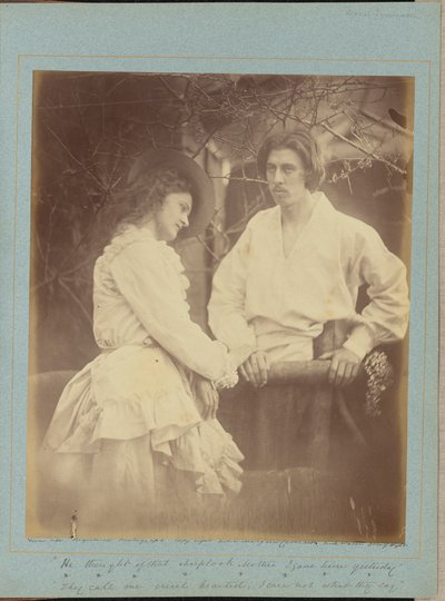 „Han tænkte på det skarpe blik, Mor gav ham i går“ af Julia Margaret Cameron