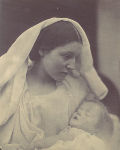 Den hvilende Madonna, 1864. af Julia Margaret Cameron