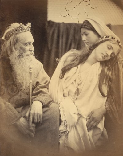 Dronning Ester foran kong Ahasverus af Julia Margaret Cameron