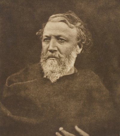 Robert Browning, 1865, trykt 1875. af Julia Margaret Cameron