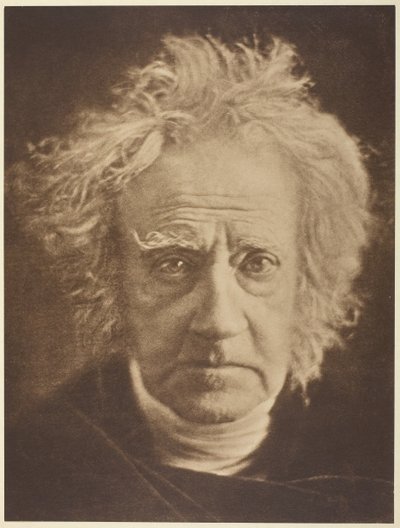 Sir John Herschel, 1867, trykt 1875. af Julia Margaret Cameron