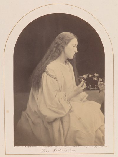 Dedikationen [Hattie Campbell] af Julia Margaret Cameron