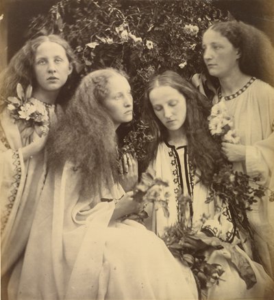 Pigernes Rosebud-have af Julia Margaret Cameron