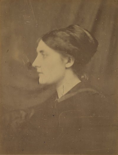 [Uidentificeret kvinde i profil], 1866-68. af Julia Margaret Cameron