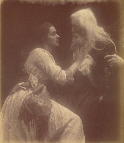 Vivien og Merlin af Julia Margaret Cameron