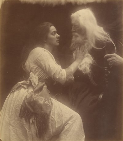 Vivien og Merlin, september 1874. af Julia Margaret Cameron