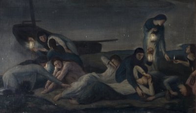 De vise og tåbelige jomfruer, ca. 1920 af Julia Wedgewood