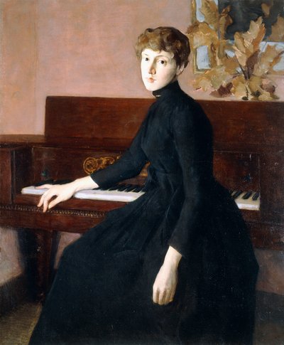 Ved klaveret, af Julian Alden Weir