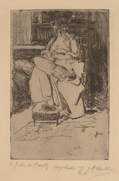 Mor og Barn af Julian Alden Weir