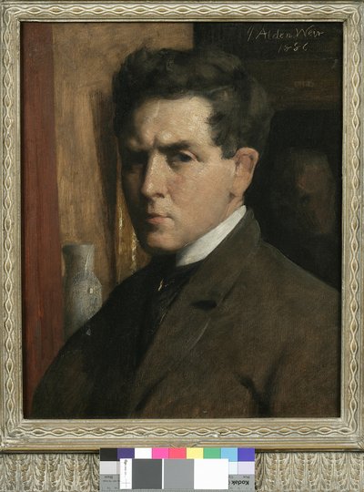 Selvportræt, 1886 af Julian Alden Weir