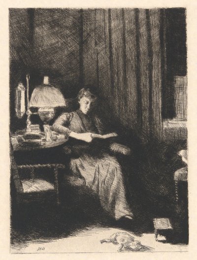 Aftenlampen af Julian Alden Weir
