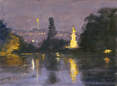 Buckingham Palace - nat af Julian Barrow