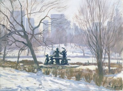Alice i Eventyrland-statuen, Central Park, New York, 1997 af Julian Barrow