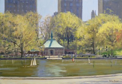 The Boating Lake, Central Park, New York, 1997 af Julian Barrow