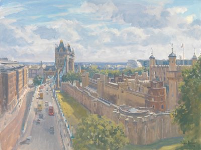 Tower Bridge og Tower of London, 2010 af Julian Barrow