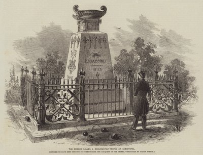Bronzekabyssen, et monumentalt trofæ ved Sebastopol (gravering) af Julian Portch