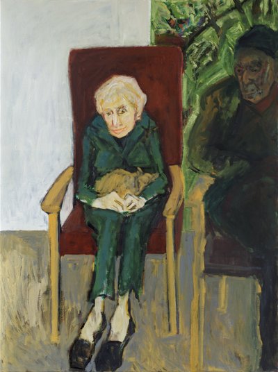 Et ægtepar (olie på lærred) af Julie Held