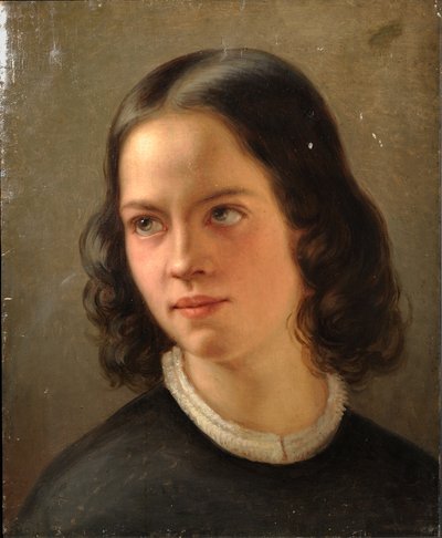 Selvportræt af Julie Wilhelmine Hagen Schwarz